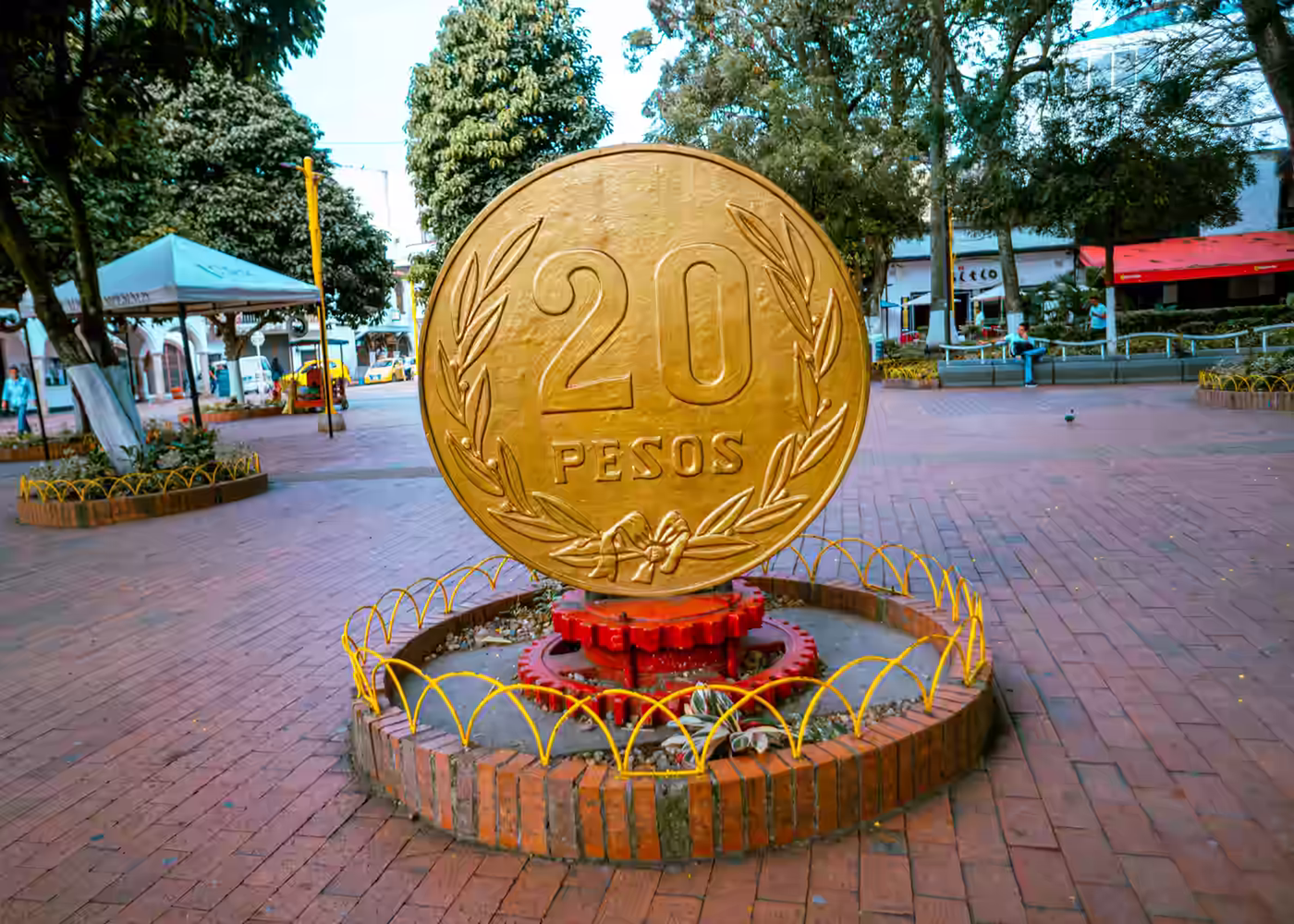 Parque principal de Villeta